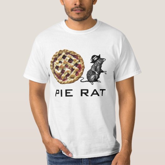 Pie Rat T-Shirt (Vorderseite)