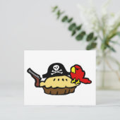 Pie Rate Postkarte (Stehend Vorderseite)