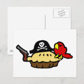 Pie Rate Postkarte (Vorne/Hinten)