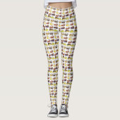 Pie Slice Apple Pumpkin Banana Key Limone Blueberr Leggings (Vorderseite)