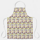 Pie Slices Print Apple Pumpkin Blueberry Key Limon Schürze (Vorderseite)