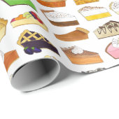 Pie Social Pi Day Slices Bake Sale Desserts Nahrun Geschenkpapier (Rolleneckpunkt)