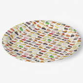 Pie Social Pi Day Slices Bake Sale Desserts Nahrun Pappteller (Schrägansicht)