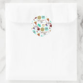 Pie Themed Pattern Sticker (Tasche)