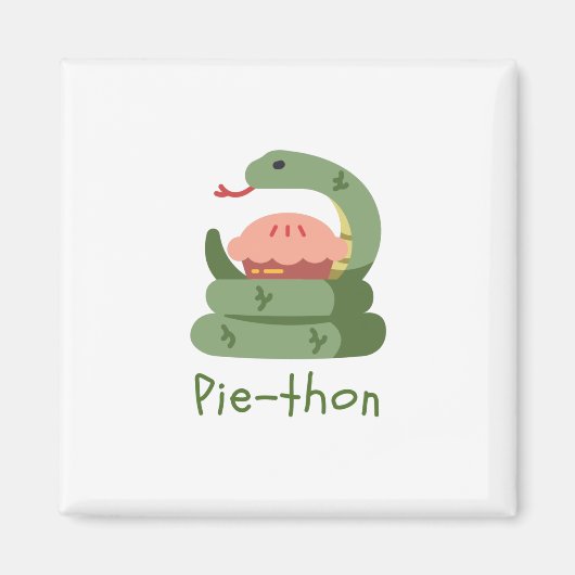 Pie-thon - Python Pun Magnet (Vorne)