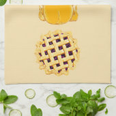Pie Turkey Pie vertikale beige Küchentuch (Gefaltet)