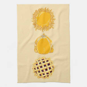 Pie Turkey Pie vertikale beige Küchentuch