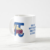 PIE UND PI Day Kaffeetasse (Vorderseite Links)