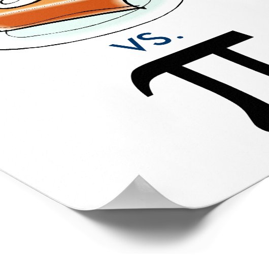 Pie vs. Pi Poster (Ecke)