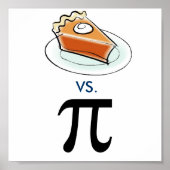 Pie vs. Pi Poster (Vorne)