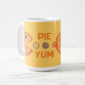 Pie Yum! Pie Lovers Kaffeetasse (Vorderseite Links)