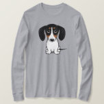 Piebald Dackel Niedlich Welpe Hund T - Shirt<br><div class="desc">Niedliches Cartoon Hund Shirt. Schwarz-Bein Piebalds Dackel. Ein tolles Geschenk für Dackel-Liebhaber!</div>