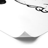 Piebald Dackel | Niedlicher Cartoon Dackel Hund Poster (Ecke)