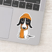 Piebald Dackel | Niedlicher Hipster Hund