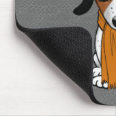 Piebald Dackel | Niedlicher Hipster Hund Mousepad (Ecke)