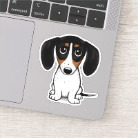 Piebald Dackel | Niedlicher Hundekleber