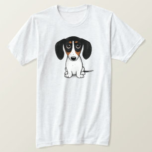 Piebald Dackel Niedlicher Welpenhund T - Shirt