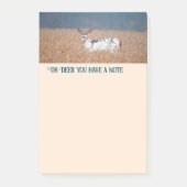 Piebald Deer Foto Post-it Klebezettel (Vorderseite)