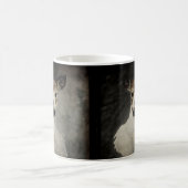 Piebald Deer Got Verheiratet Kaffeetasse (Mittel)