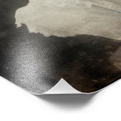 Piebald Deer im Kleid Fotodruck (Ecke)