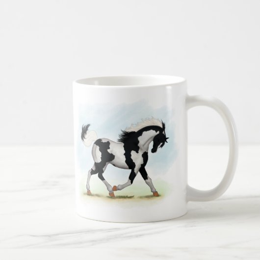 Piebald Overo Kaffeetasse (Rechts)