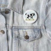 Piebald Overo Pinto Pferd Button (Beispiel)
