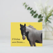 Piebald Paint Pony Postkarte (Stehend Vorderseite)