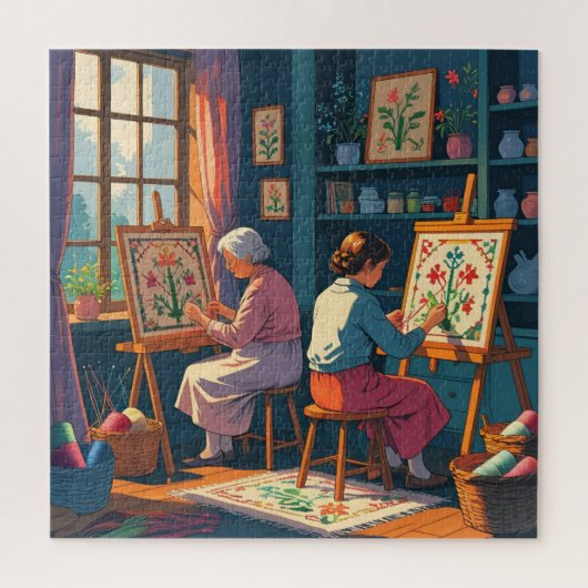 Piece by Piece-Stitch by Stitch Puzzle for Crafter (Vertikal)