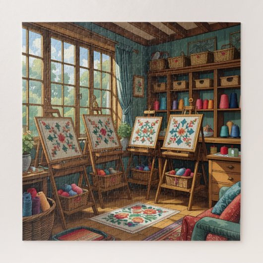 Piece by Piece-Stitch by Stitch Puzzle for Crafter (Vertikal)