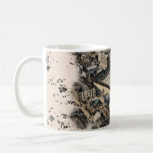 Piece Hall & Square Church Spire, Halifax Kunst Kaffeetasse (Links)