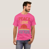 Piece Liebe Nose Flute Funny T-Shirt (Vorne ganz)