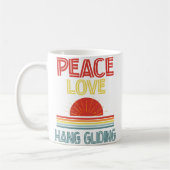 Piece Love Hang Gliding Funny Kaffeetasse (Links)