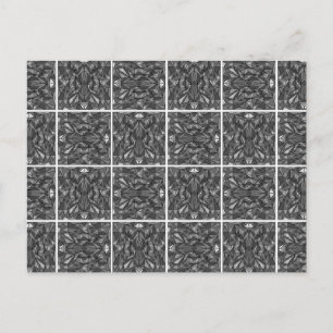 PiecedLayered 2x2 Band W Postkarte