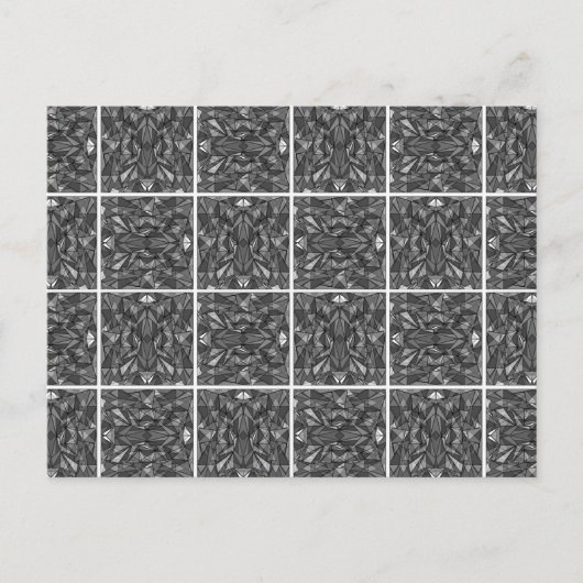 PiecedLayered 2x2 Band W Postkarte (Vorderseite)