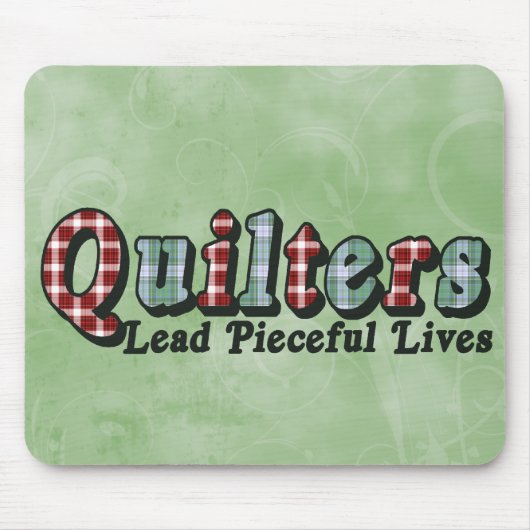 Pieceful Leben Mousepad (Vorne)