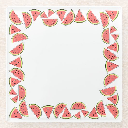 Pieces Square Glasuntersetzer (Vorderseite)