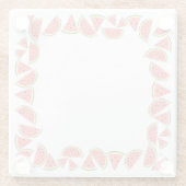 Pieces Square Glasuntersetzer (Rückseite)