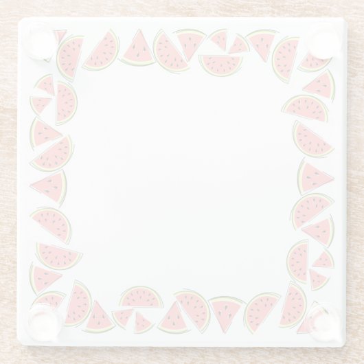 Pieces Square Glasuntersetzer (Rückseite)