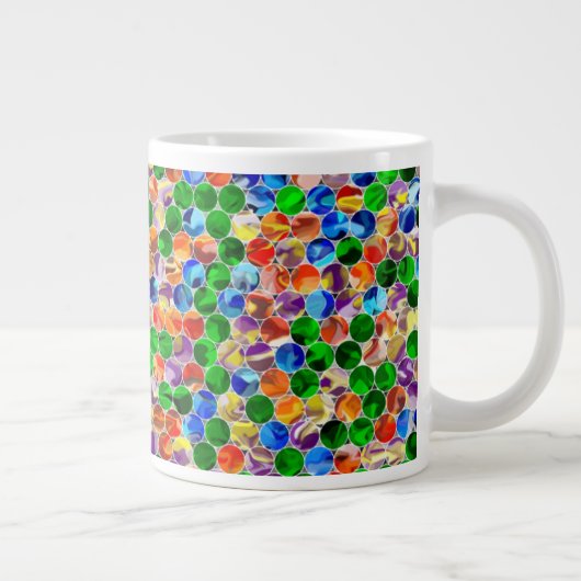 Piecewise Circles Swirl 20oz Tasse (Rechts)