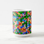 Piecewise Horizontal Hexagons Dot 15oz Tasse (Mittel)