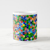 Piecewise Horizontal Hexagons Dot 20oz Tasse (Vorderseite)