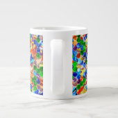Piecewise Horizontal Hexagons Swirl 20oz Tasse (Rückseite)