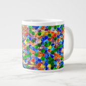Piecewise Horizontal Hexagons Swirl 20oz Tasse (Vorderseite Rechts)