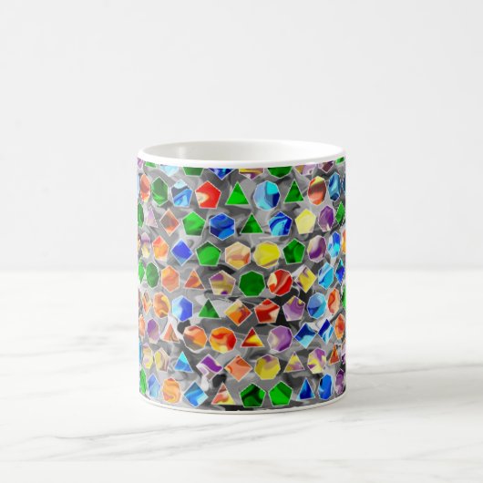 Piecewise Polygons Swirl 11oz Tasse (Mittel)