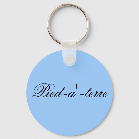 Pied-a-terre Schlüsselkette Schlüsselanhänger (Vorderseite)