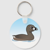 Pied-Billed Grebe Schlüsselanhänger (Vorderseite)