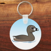 Pied-Billed Grebe Schlüsselanhänger (Vorderseite)