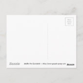 Pied Cockatiel Postkarte (Rückseite)