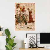 Pied Piper Collage Poster (Heimbüro)