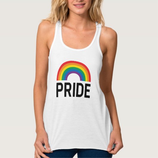 Pied Rainbow Tank Top (Vorderseite)